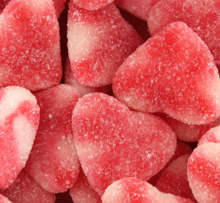 Cœur Fraise Crème Sucré (100g)